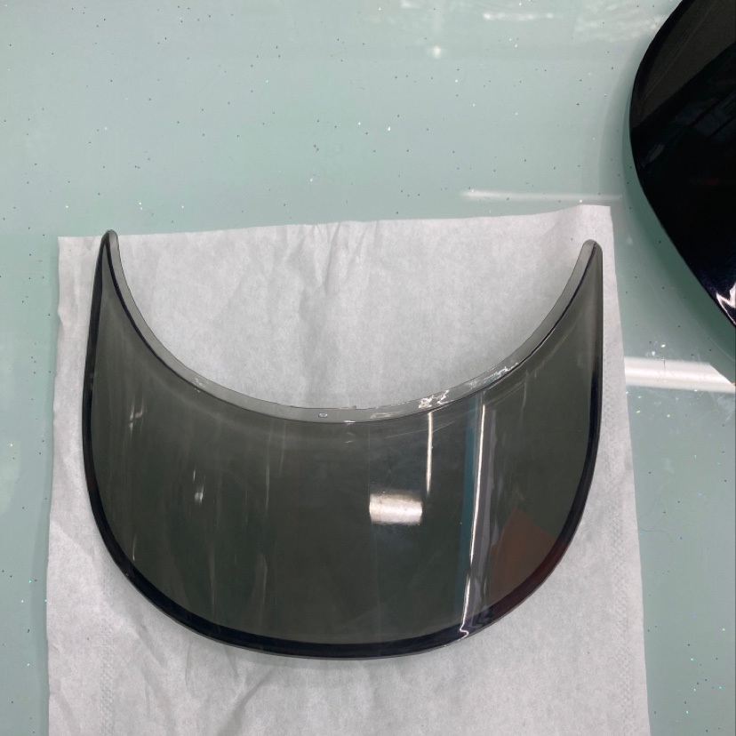 Grey Transparent Visor details Picture