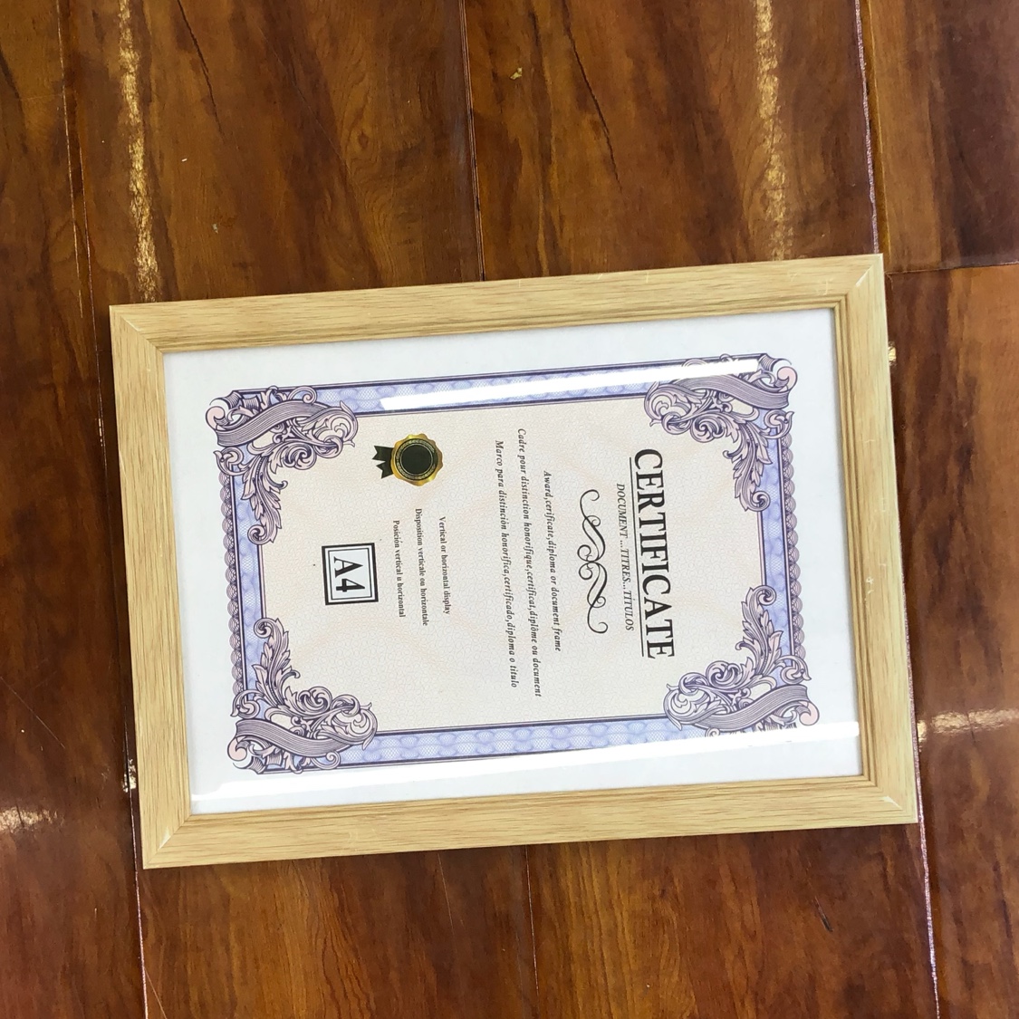 A4照片墙证件框图