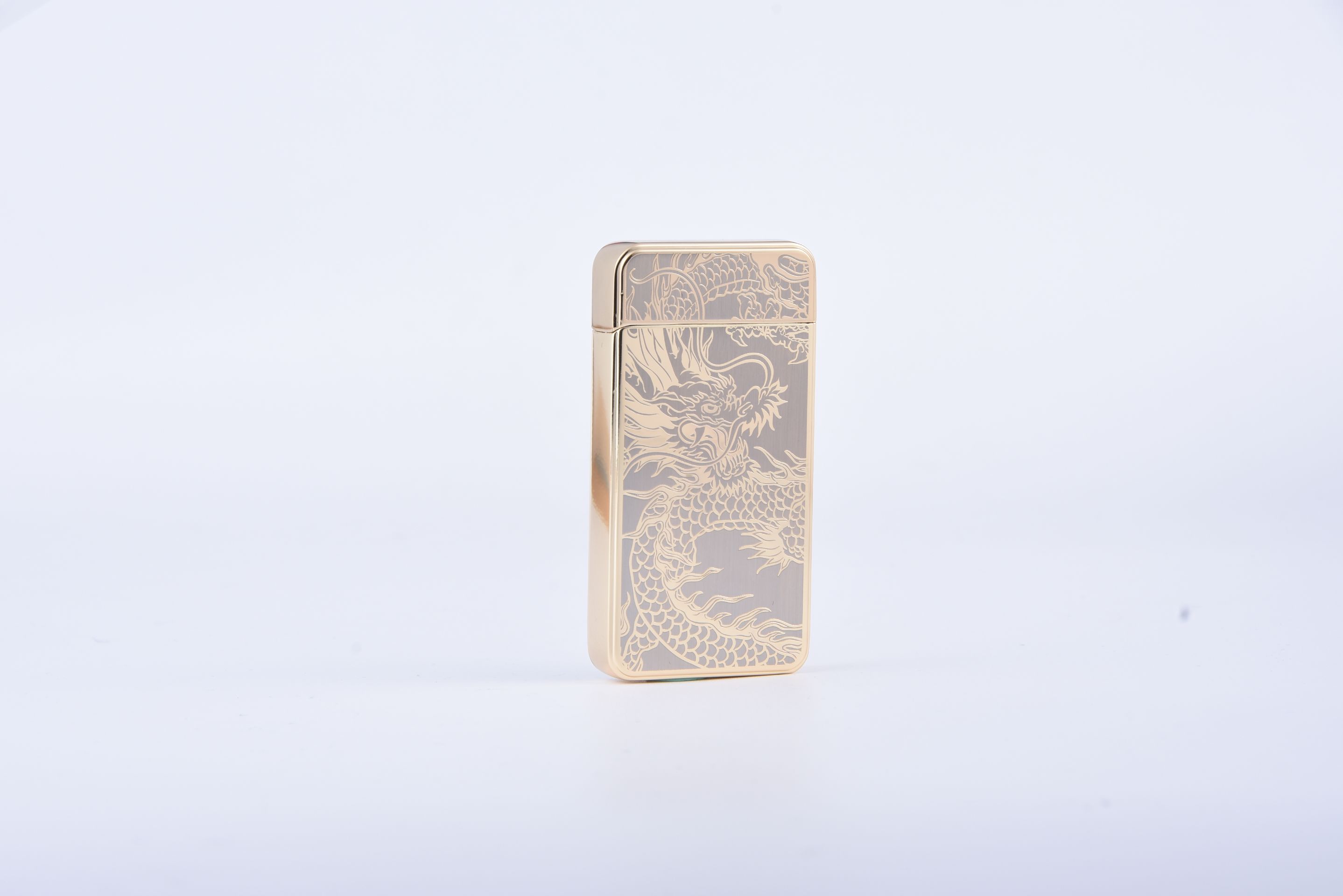 电弧脉冲打火机USB充电脉冲防风打火机金雕双龙龙之部落点烟器详情图4