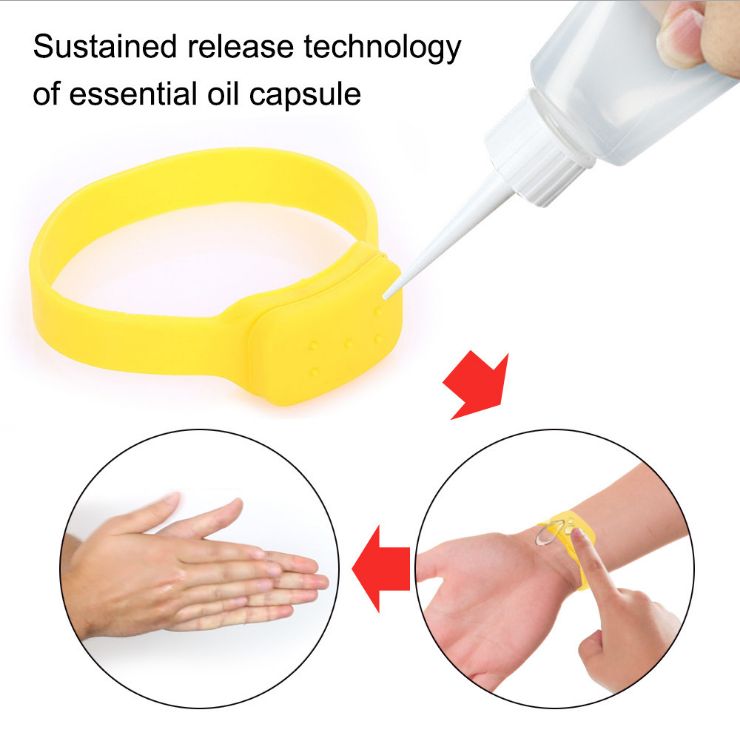 Amazon hot style hand sanitizer Bracelet split Bracelet