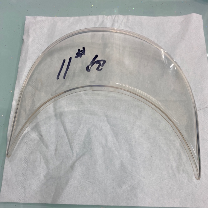 White Transparent Visor details Picture
