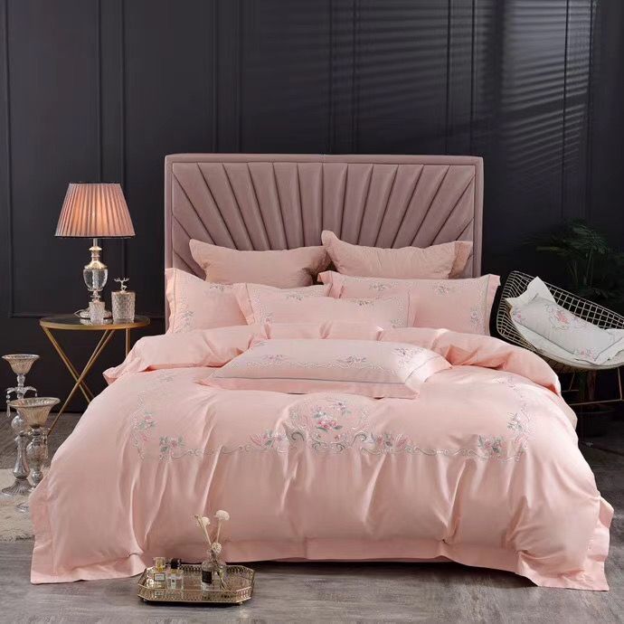 2020    新款【高密臻品】60长绒棉绣花四件套