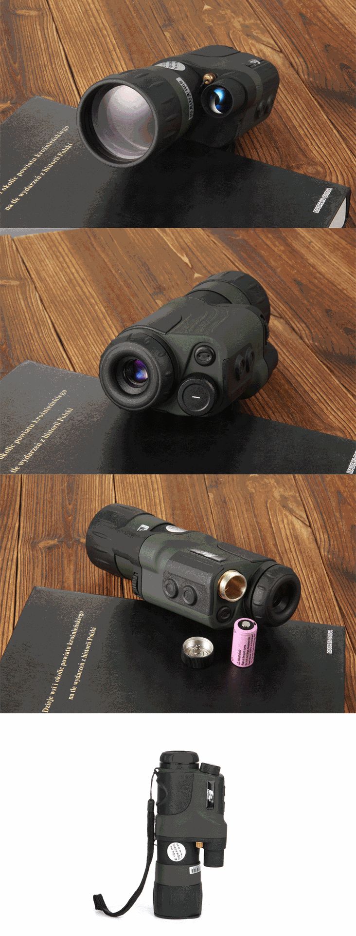 ZIYOUHU红外数码夜视仪ZYH-012单筒红外线望远镜高清录像夜视镜详情图2