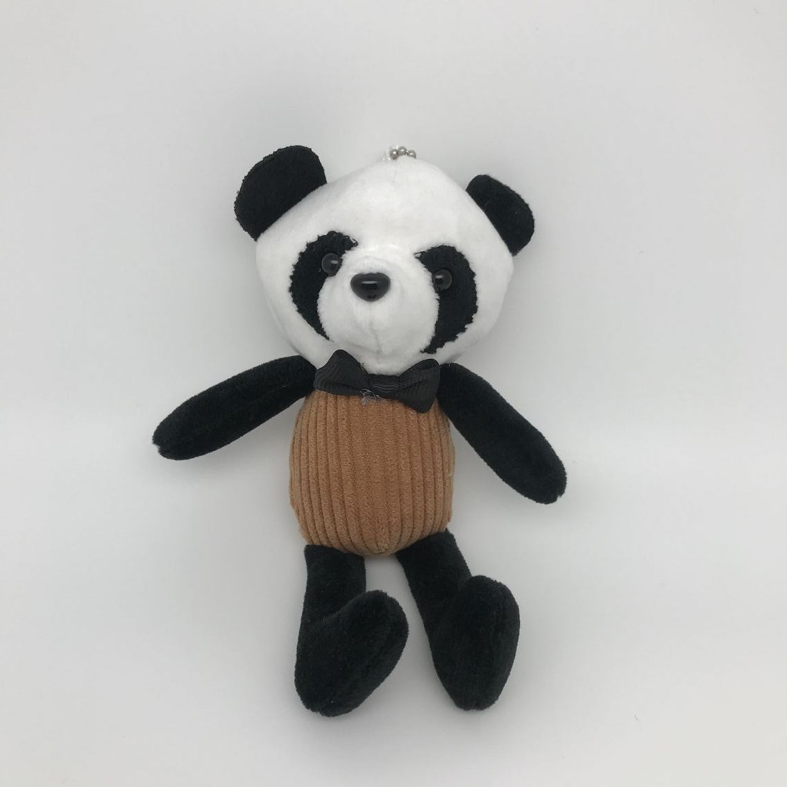 Cute cartoon little panda plush toys, small panda clothing pendants, keychains, dolls, bags, pendants detail image 4