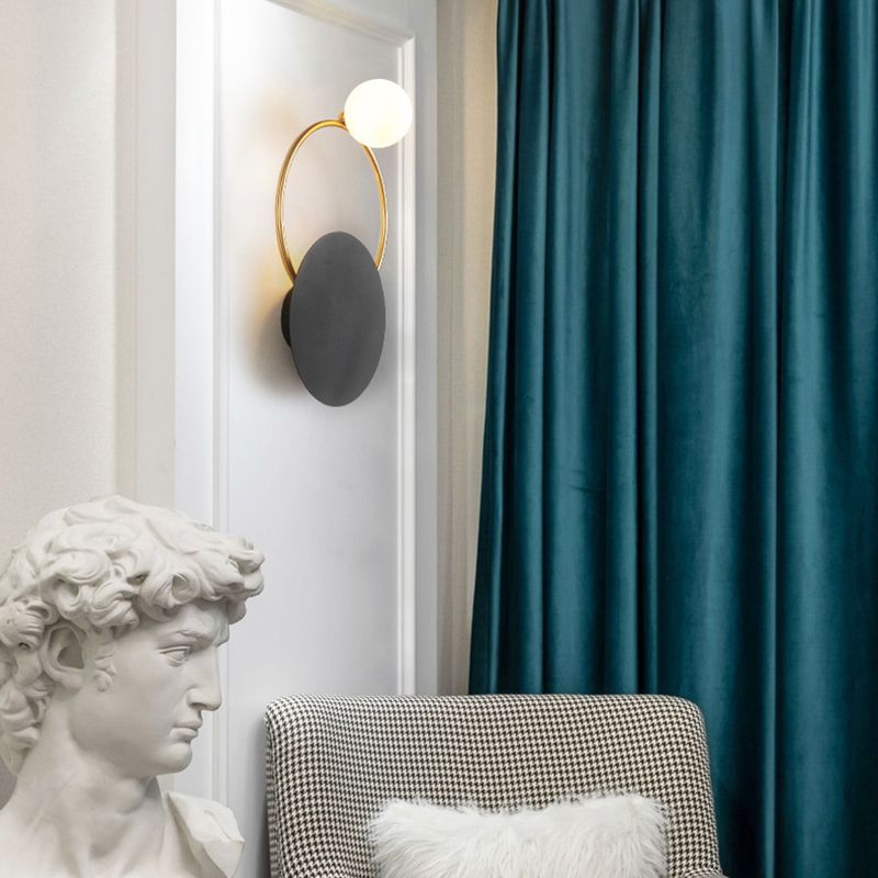 Light luxury postmodern wall lamps, corridor art lamps, creative and simple living room wall lamps, model room designer lamps