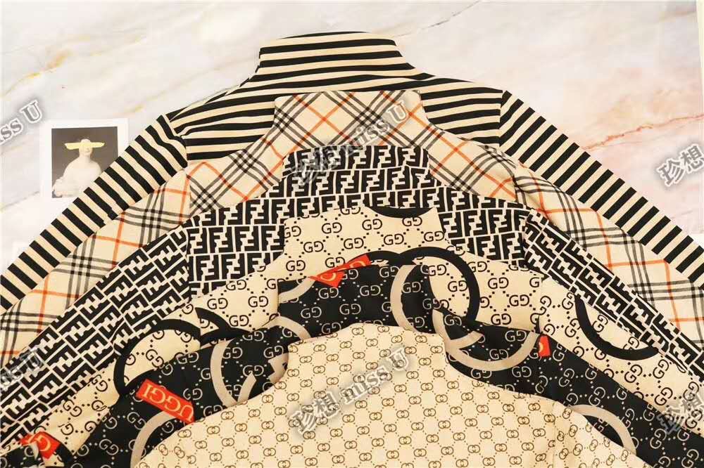 Semi-high neck heated cationic printed base layer shirt, a new stylish and trendy top for women in autumn and winter, a stylish little shirt. 16