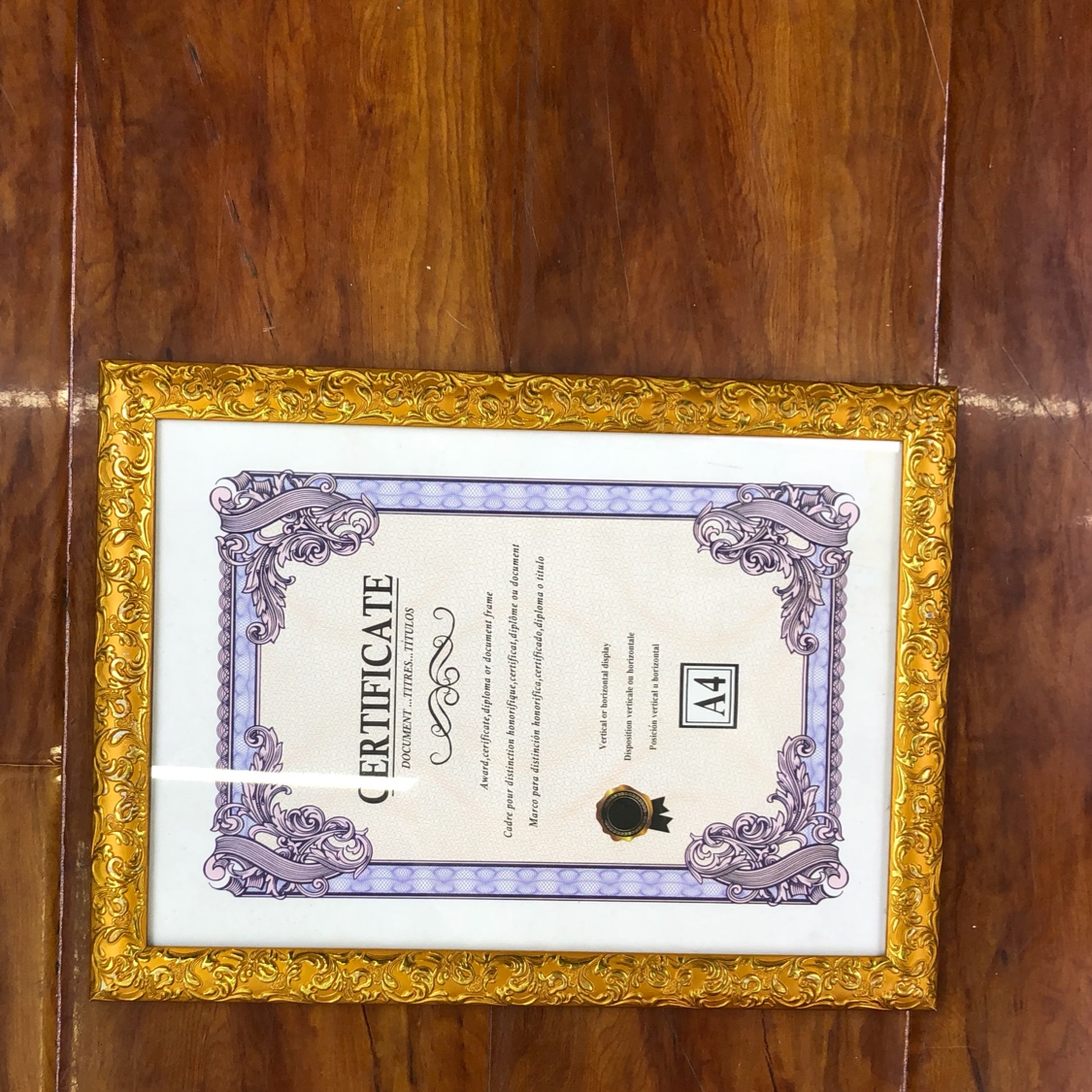 A4复古照片证件照图