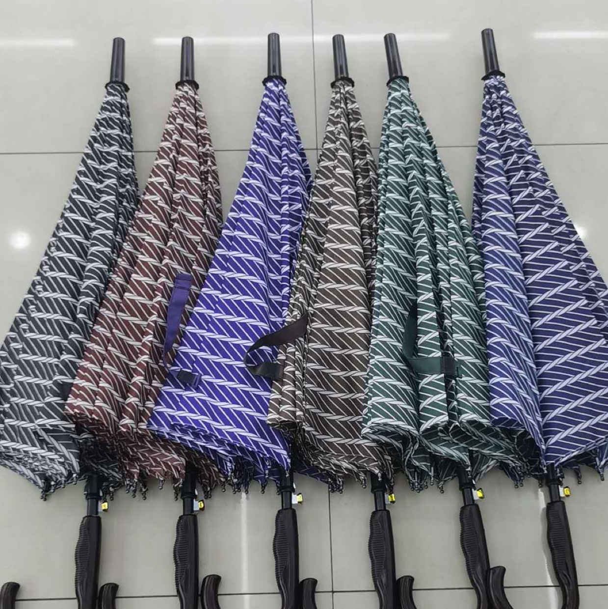 66Cmx10 Bone Automatic Straight Umbrella Adult Umbrella