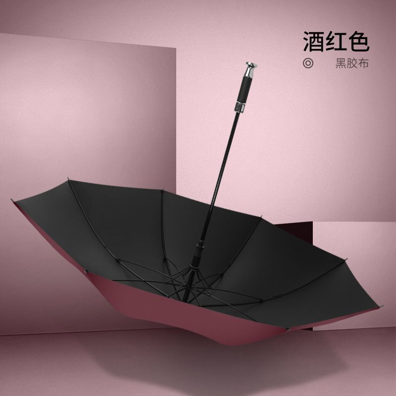 自动雨伞定制LOGO广告长柄晴雨伞超大号高端男士商务高尔夫礼品伞详情图2