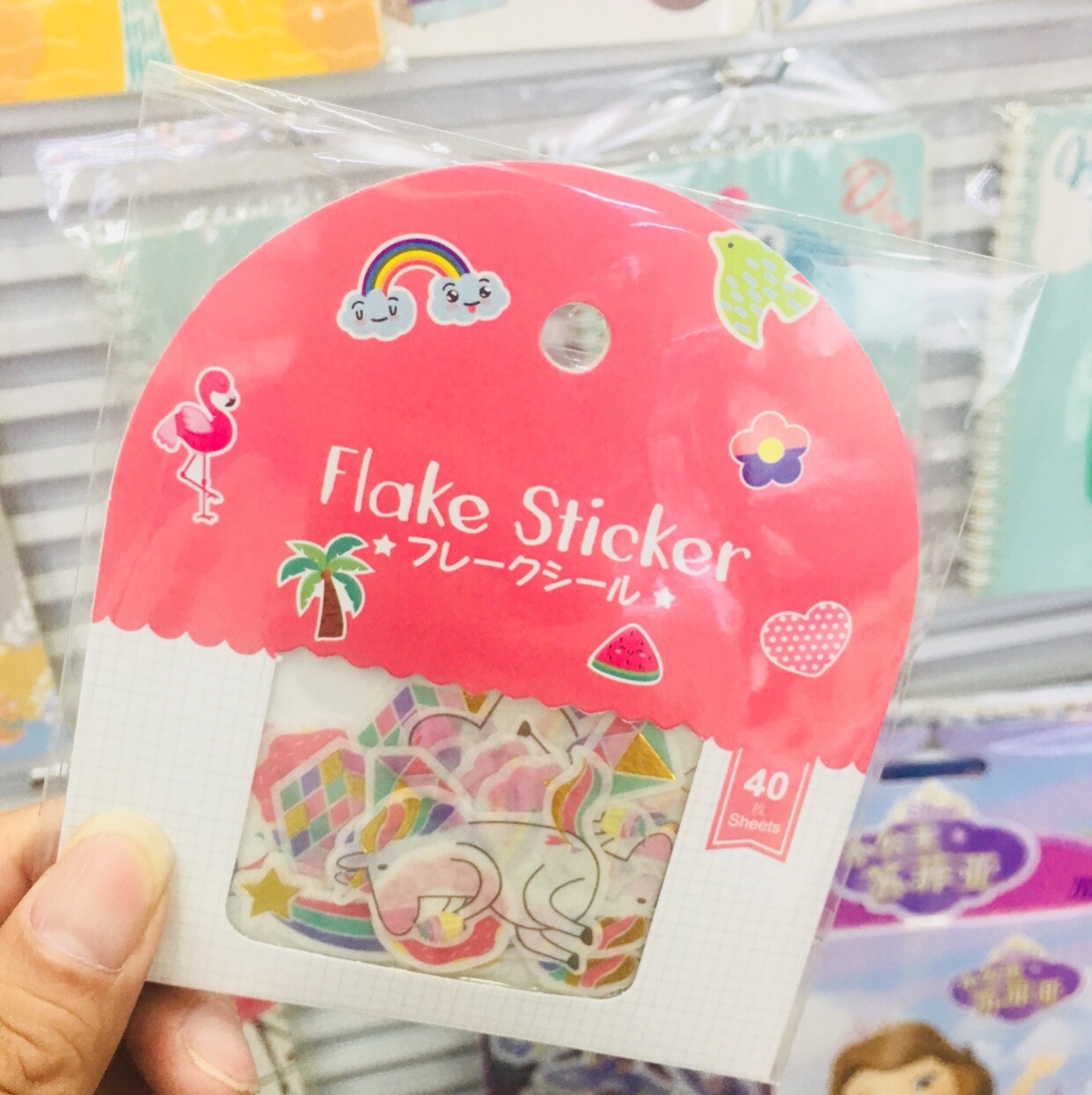 Flat hand label stickers and paper hot stamping stickers summer 3