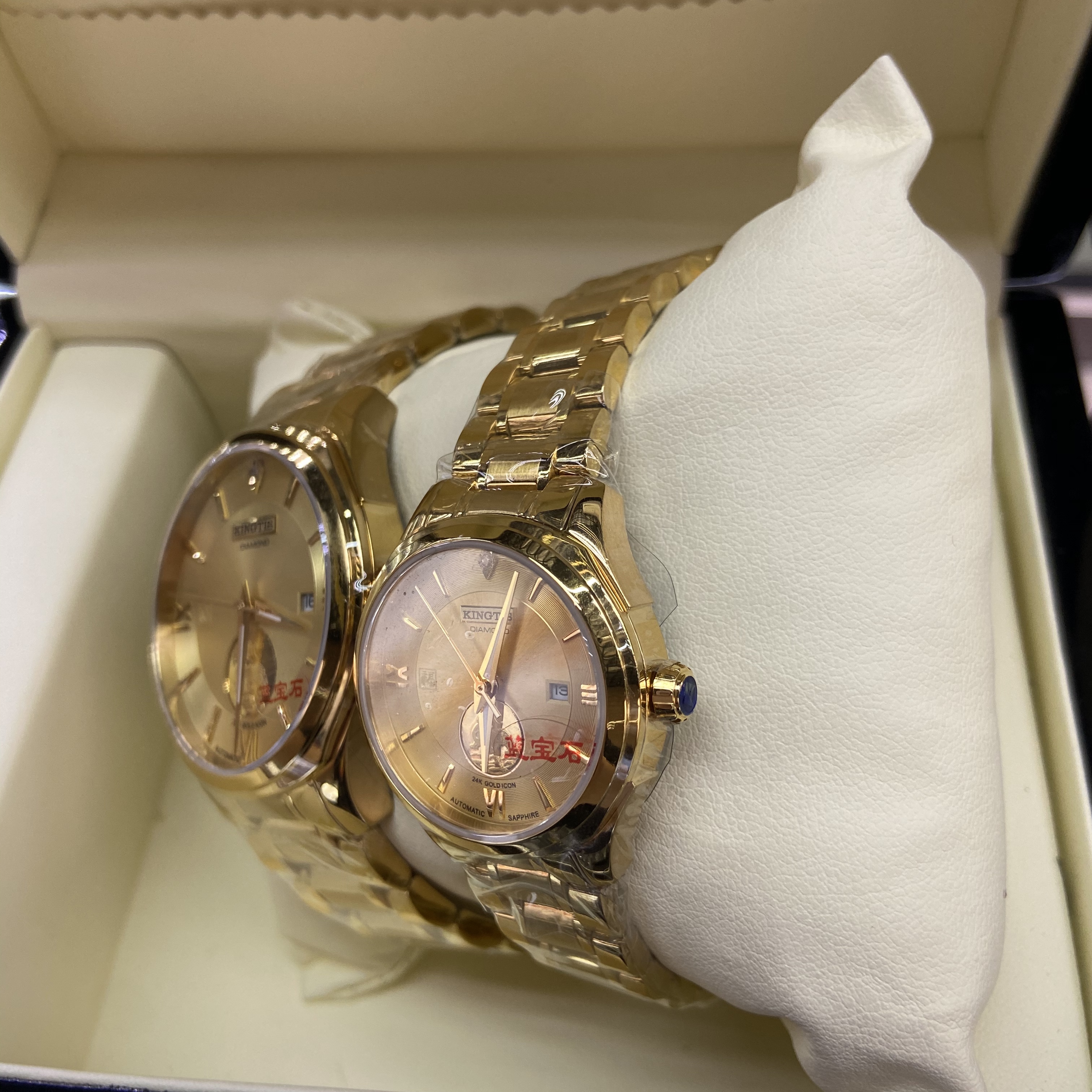 Jingtie Shi Old Shanghai fully automatic mechanical Expression Couple Style Specification image