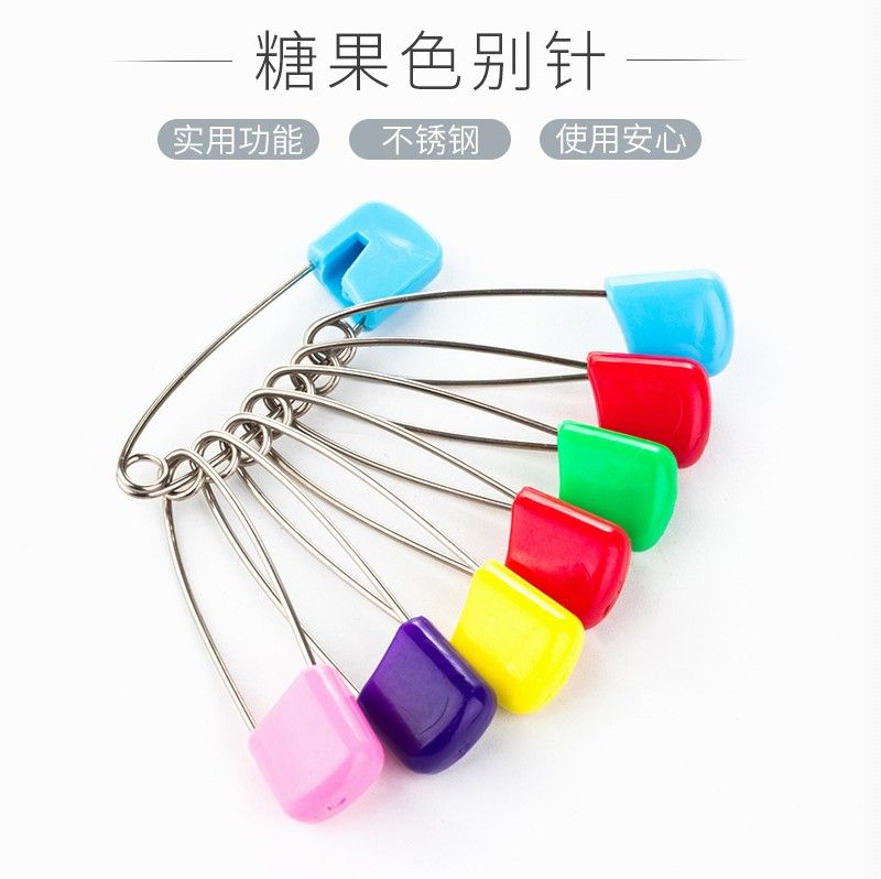 卡卡五金 5258全吸吸卡包装儿童安全别针55mm百元店小包装货源详情图2