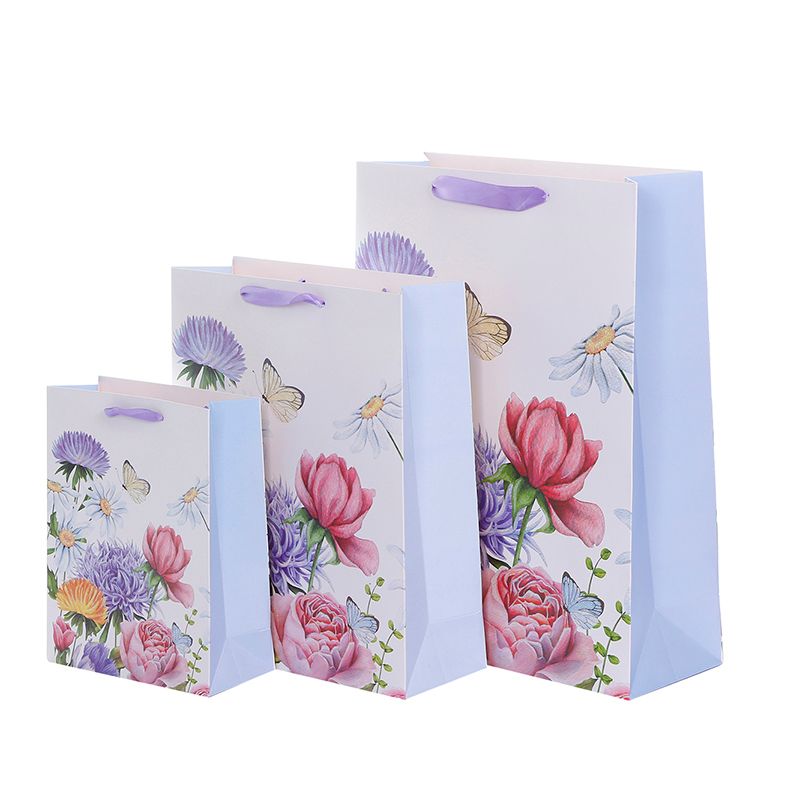 专业定制250克白卡纸礼品手提袋 纸质购物手提纸袋 印刷logo详情图1