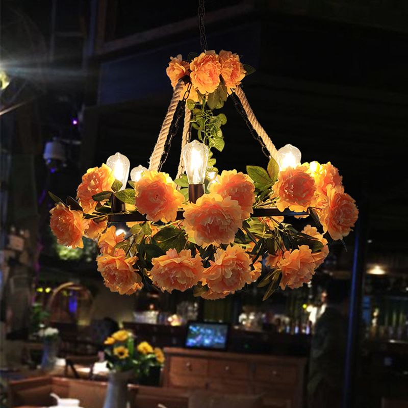 Loft creative green plant industrial Nordic music tavern chandelier milk tea shop cafe bar restaurant light