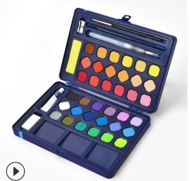 36 - color solid gouache pigment