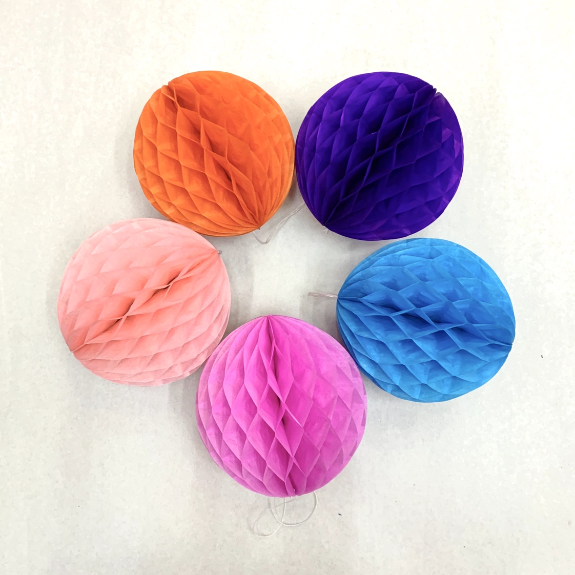 Festival wedding celebration mall kindergarten decorate 25VM honeycomb paper ball thumbnail