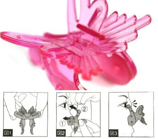 艳影 蝴蝶型鼻夹细节图