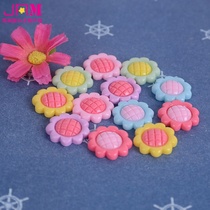 Manufacturers direct diy mobile phone accessories petals resin accessories children hairpin box accessories wholesale
