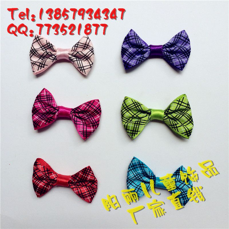 【萌】韩版线条儿童蝴蝶结 衣服 宠物饰品 配件详情图4