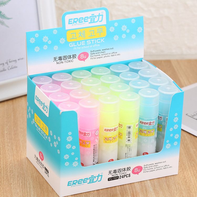 YL-101原款8g果冻固体胶棒果冻色宜学生幼儿园儿童南韩高粘力度