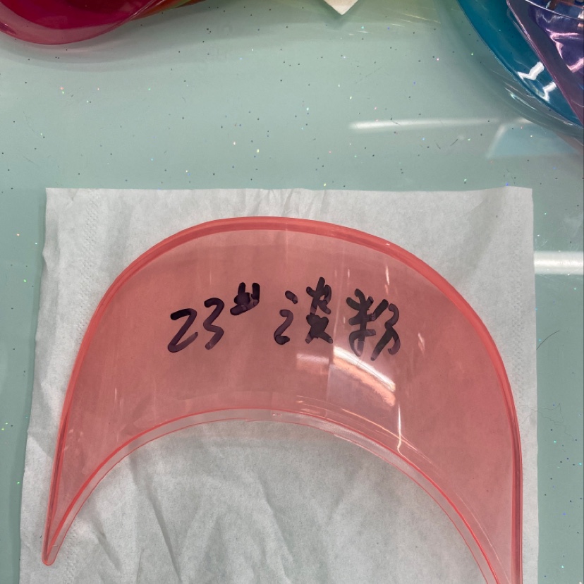 Light Powder Transparent Visor
