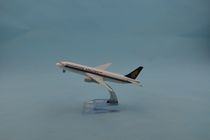 Aircraft model (16CM Singapore Airlines B777) Metal aircraft model alloy aircraft model