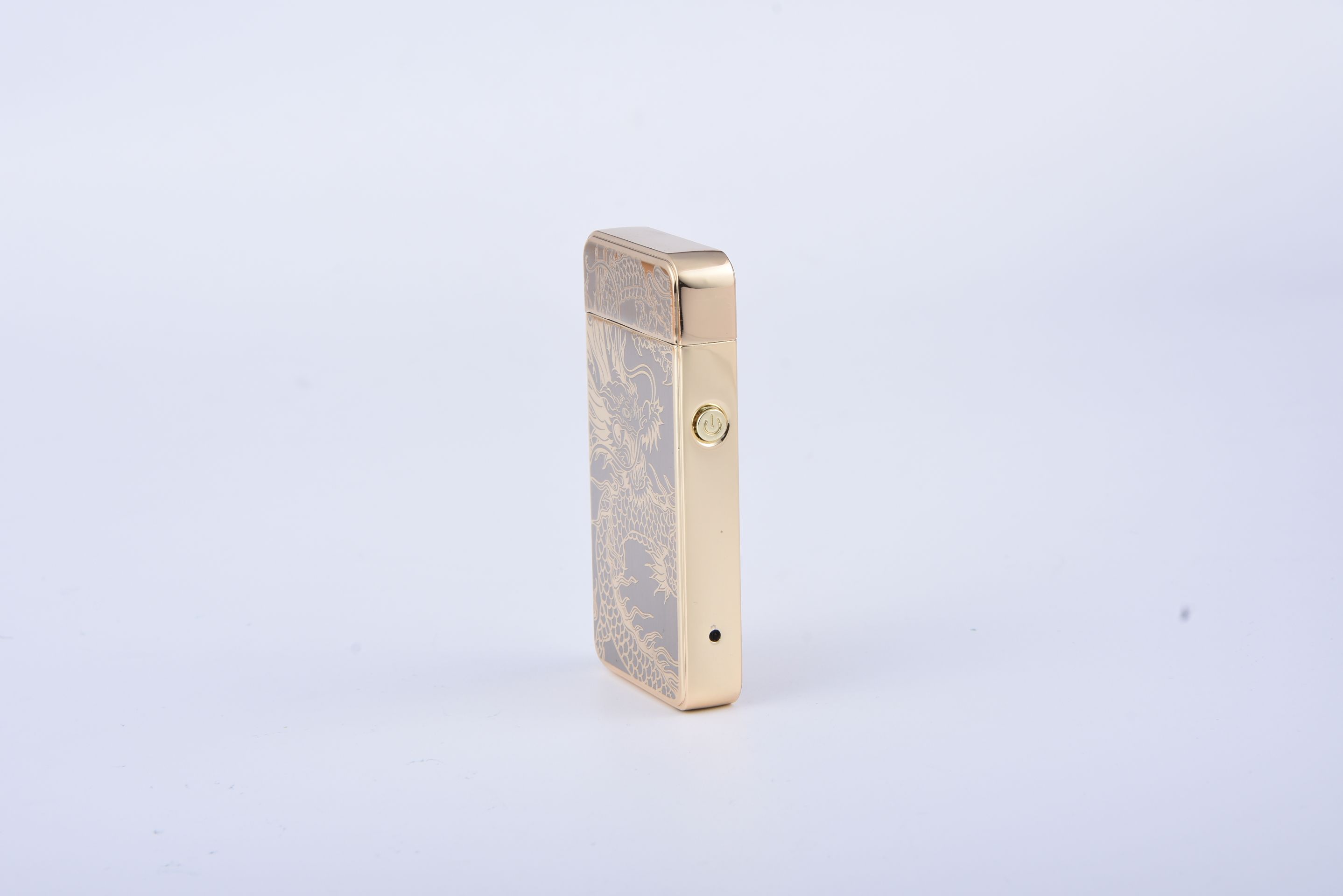 电弧脉冲打火机USB充电脉冲防风打火机金雕双龙龙之部落点烟器详情图3
