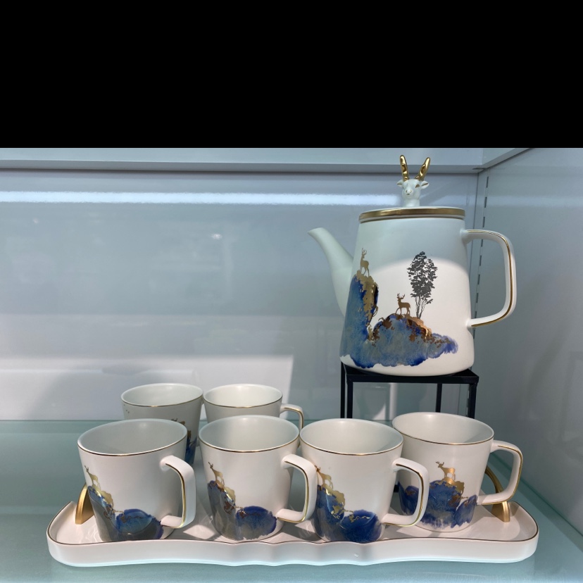 Set de té de moda moderna de 8 cabezas
