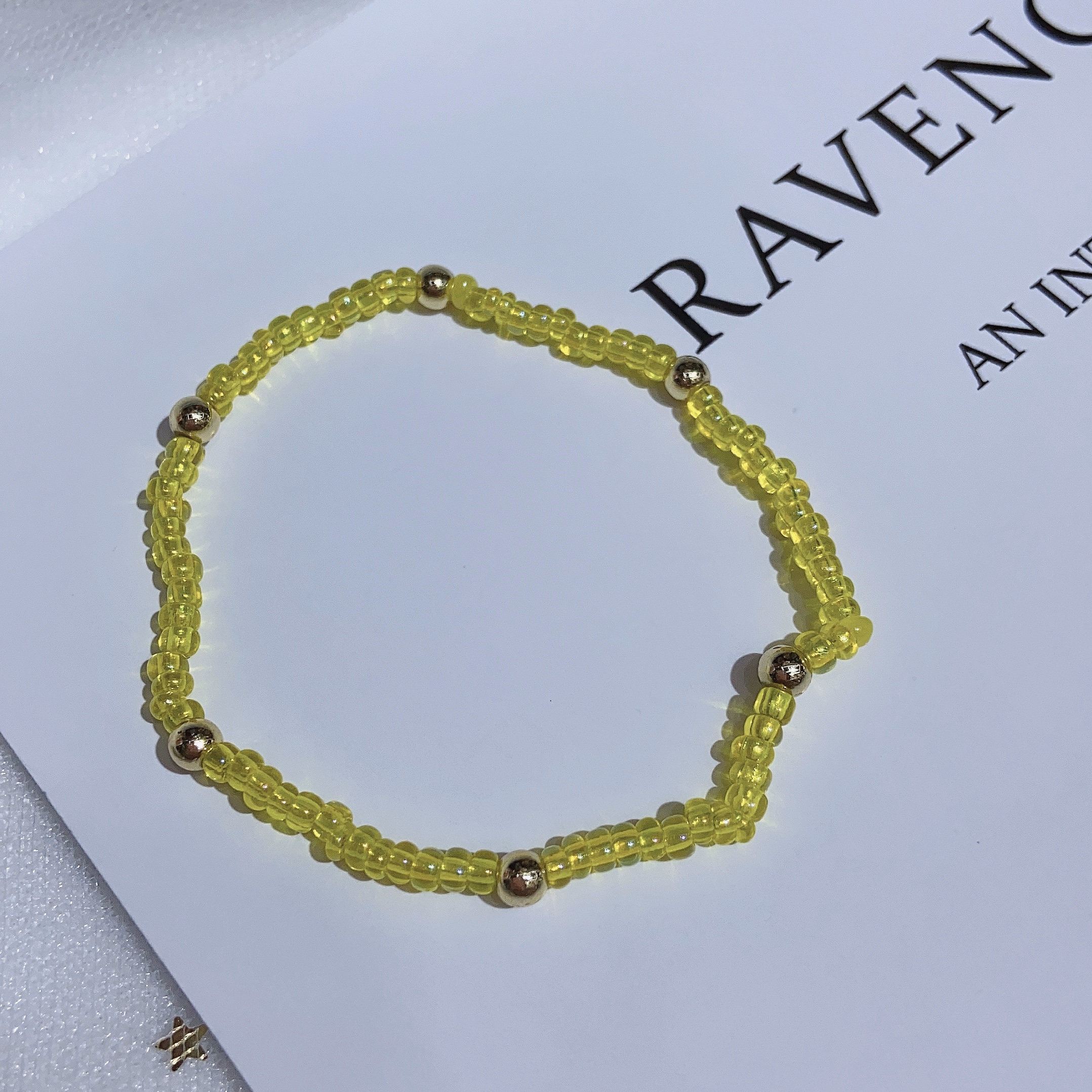 Rice bead ➕ gold bead bracelet Item Picture