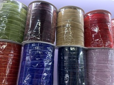 现货热销1cm彩色单面植绒带厂家1cm彩色单可定做1.5cm黑绒带双面