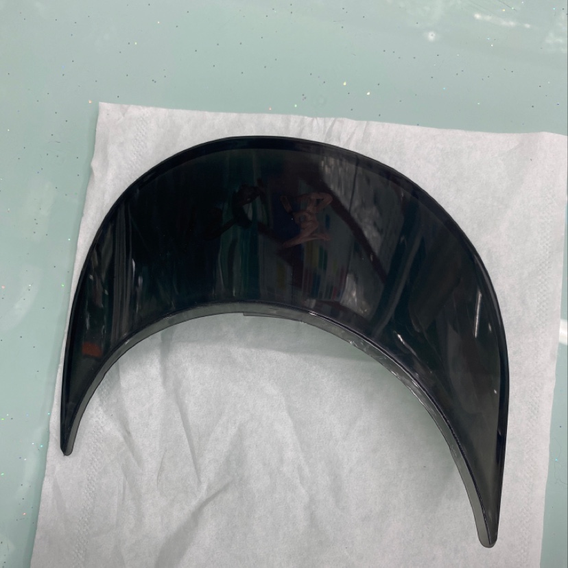 Black Transparent Visor