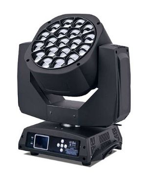 19颗LED蜂眼调焦摇头灯图