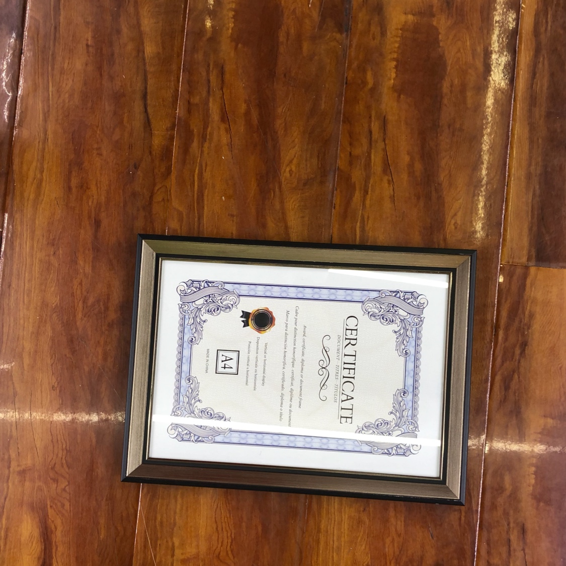 A4复古相框组合套装墙