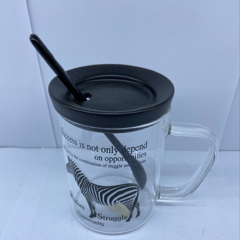 400ml Pyrex glass + soup spoon thumbnail