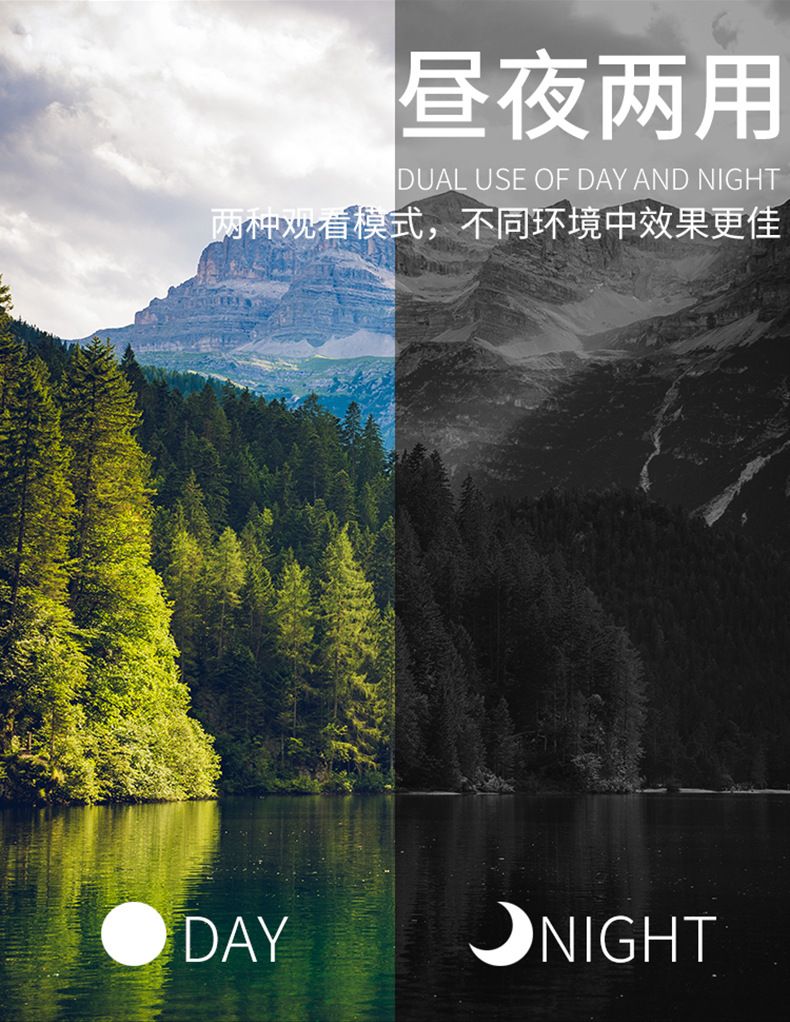 ZIYOUHU红外数码夜视仪D-6860激光多语言可WiFi连接实时共享画面详情图2