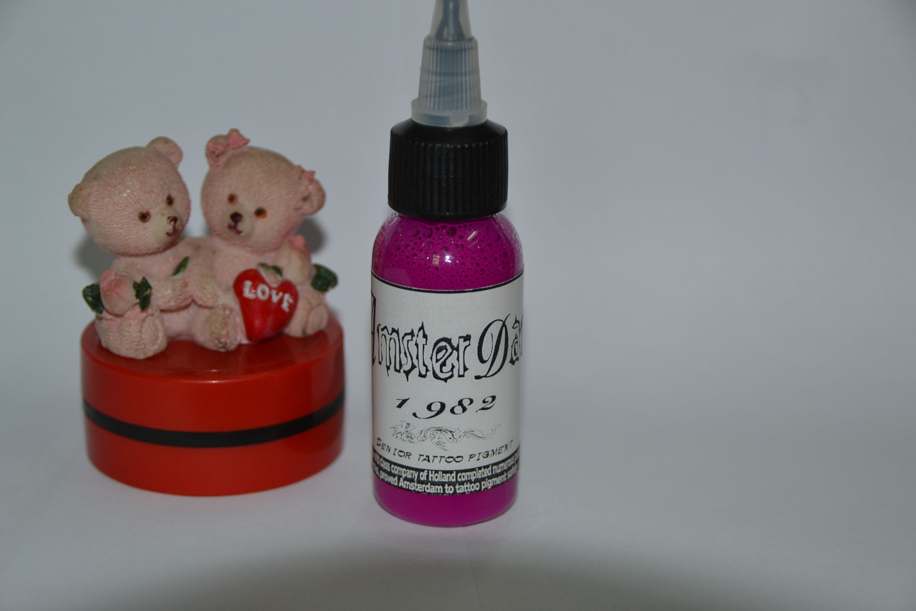 纹身套装 纹身色料 进口阿姆斯斯亮玫红 纹身针 人体彩绘 纹身机详情图1