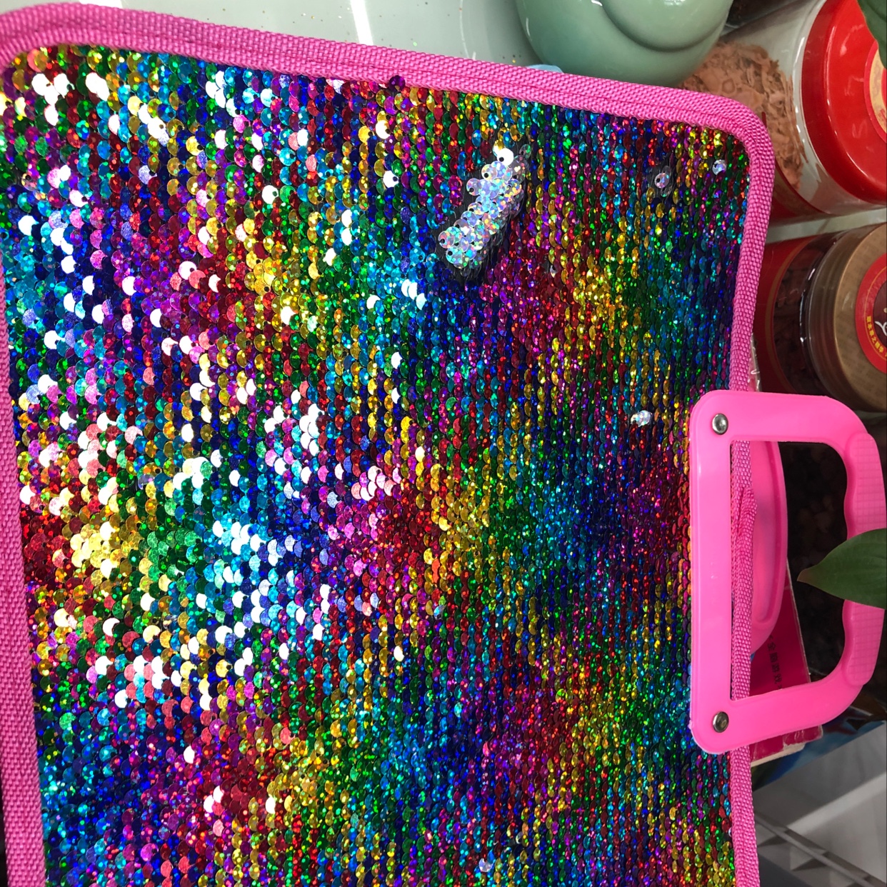 亮片手袋产品图