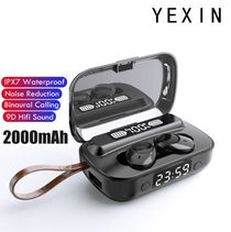 YEXIN new TWS Bluetooth headset A13 binaural English custom LED display custom touch 5.0