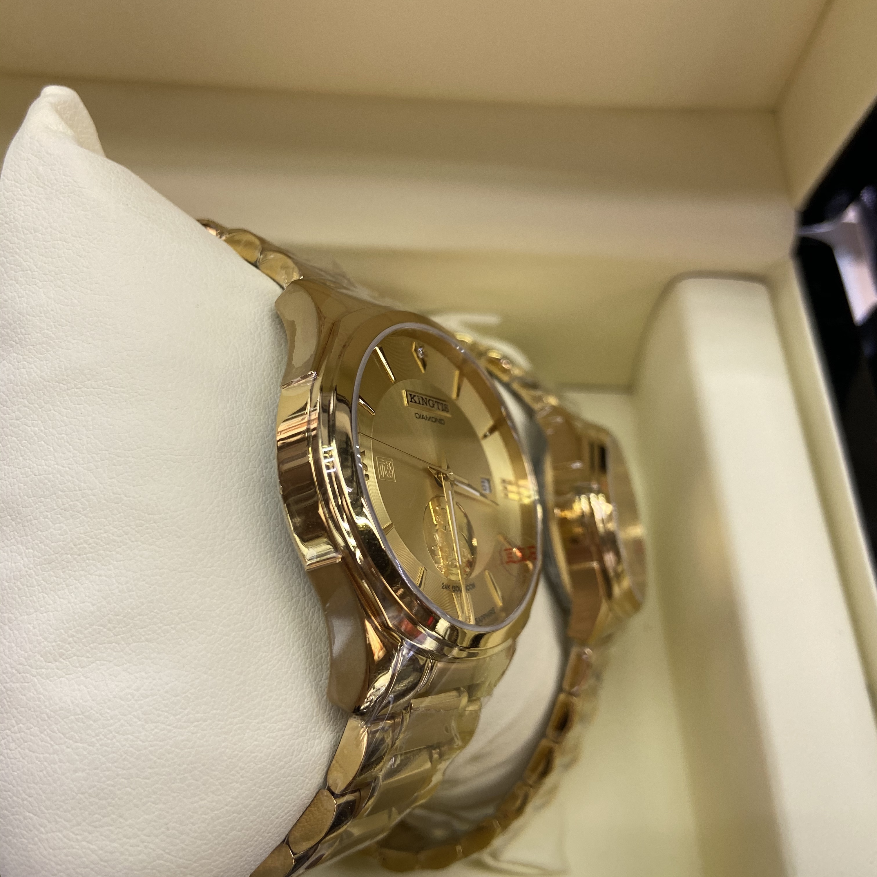 Jingtie Shi Old Shanghai fully automatic mechanical Expression Couple Style details Picture