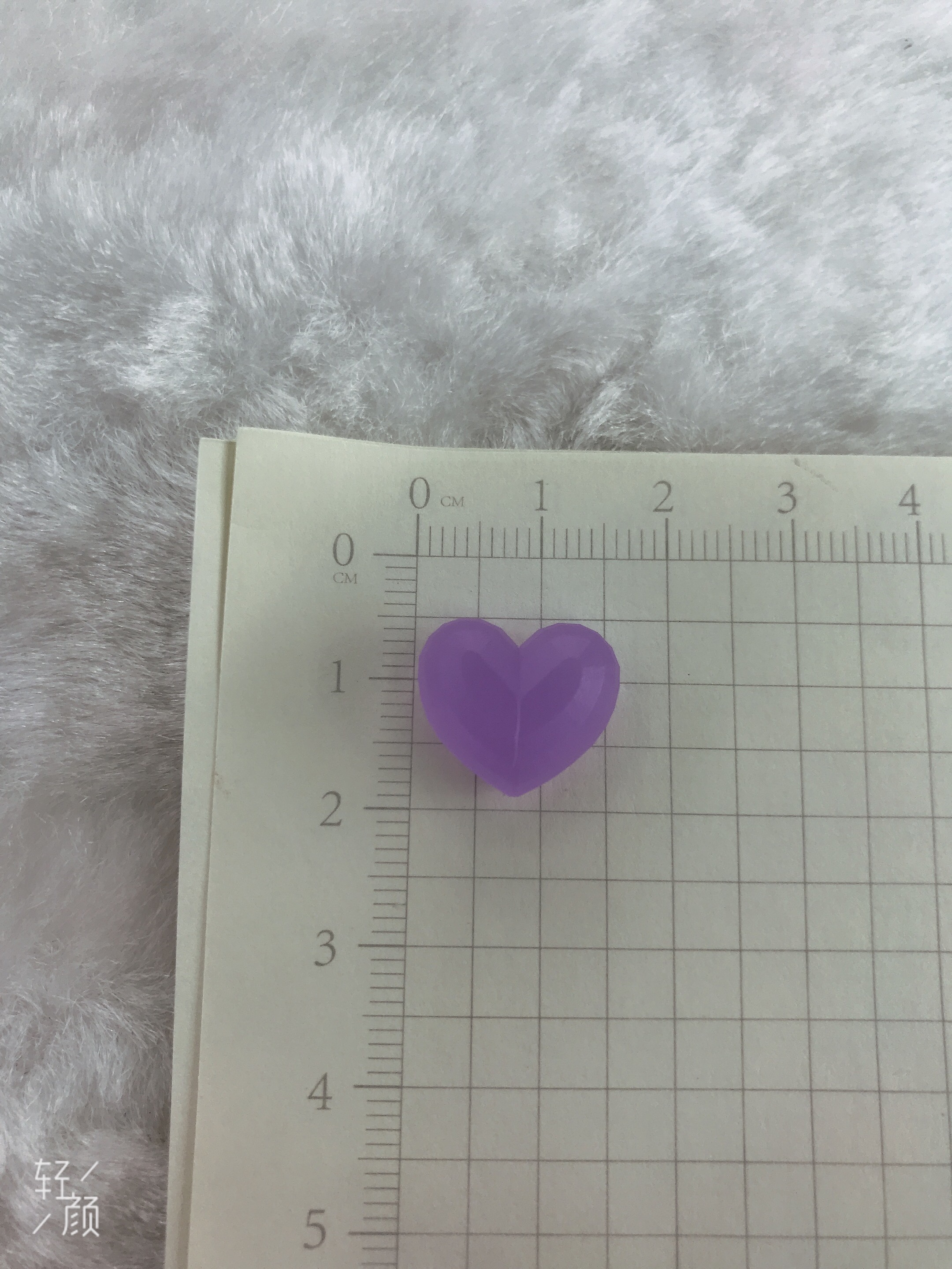 ab glue epoxy resin accessories matte effect small heart ♥️ details Picture