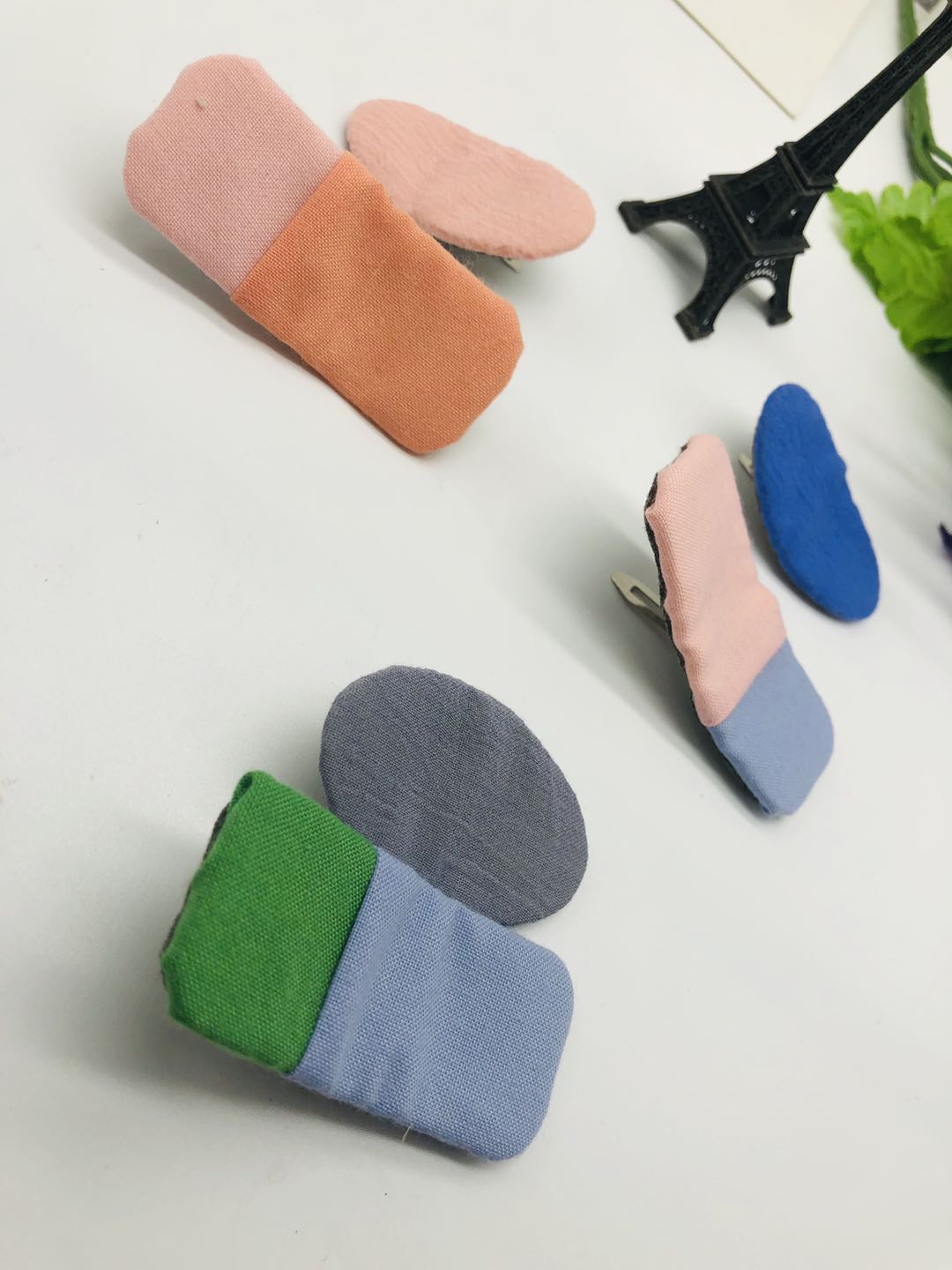 Korean hair accessories Bangs clip Fabric floral clip Simple cute Princess bb clip side clip full figure