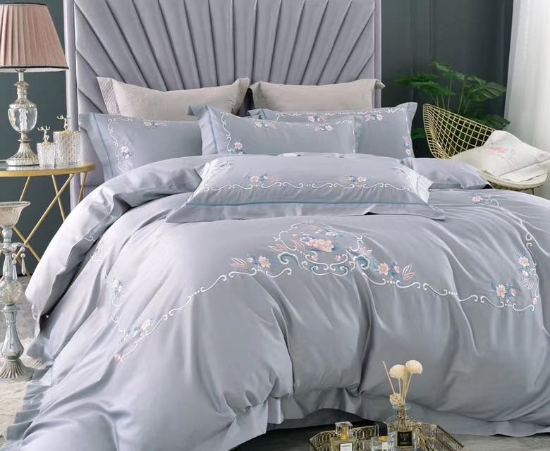 2020    新款【高密臻品】60长绒棉绣花四件套详情图2