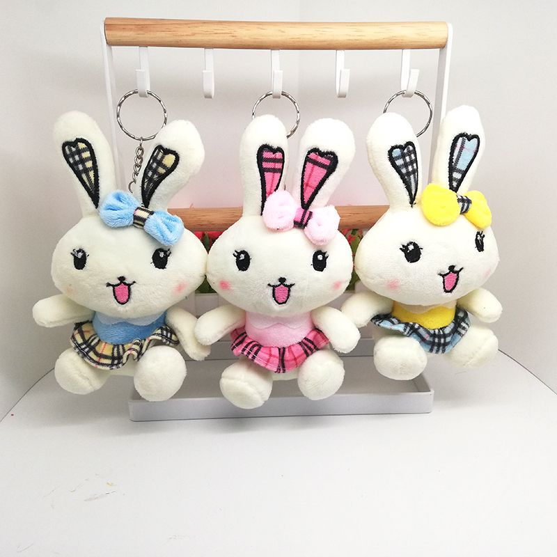 婚庆抛洒娃娃毛绒玩具可爱小兔公仔挂件布艺玩偶活动礼品包包挂饰详情图6