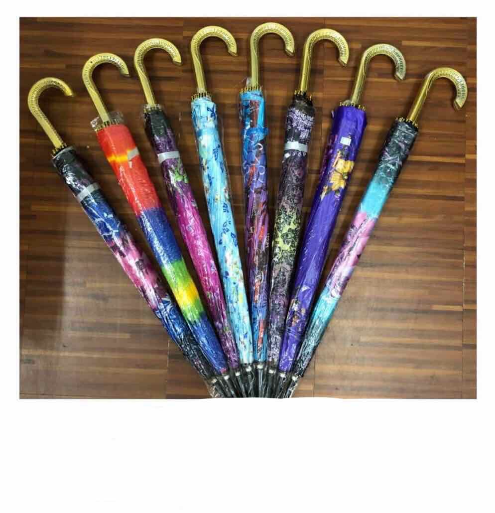 54Cm Automatic Straight Bar Color Umbrella details Picture