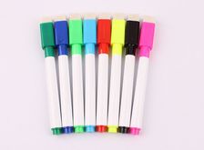 白板笔批发儿童可擦8色带磁铁彩色笔办公教学水性记号笔文具用品
