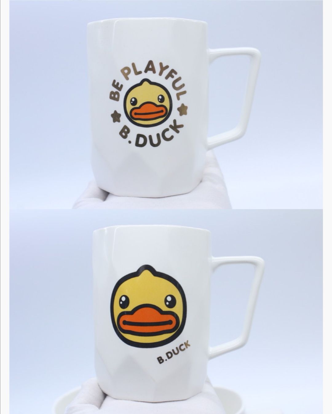 B.DUCK小黄鸭杯子陶瓷水杯卡通马克杯学生杯子详情图3