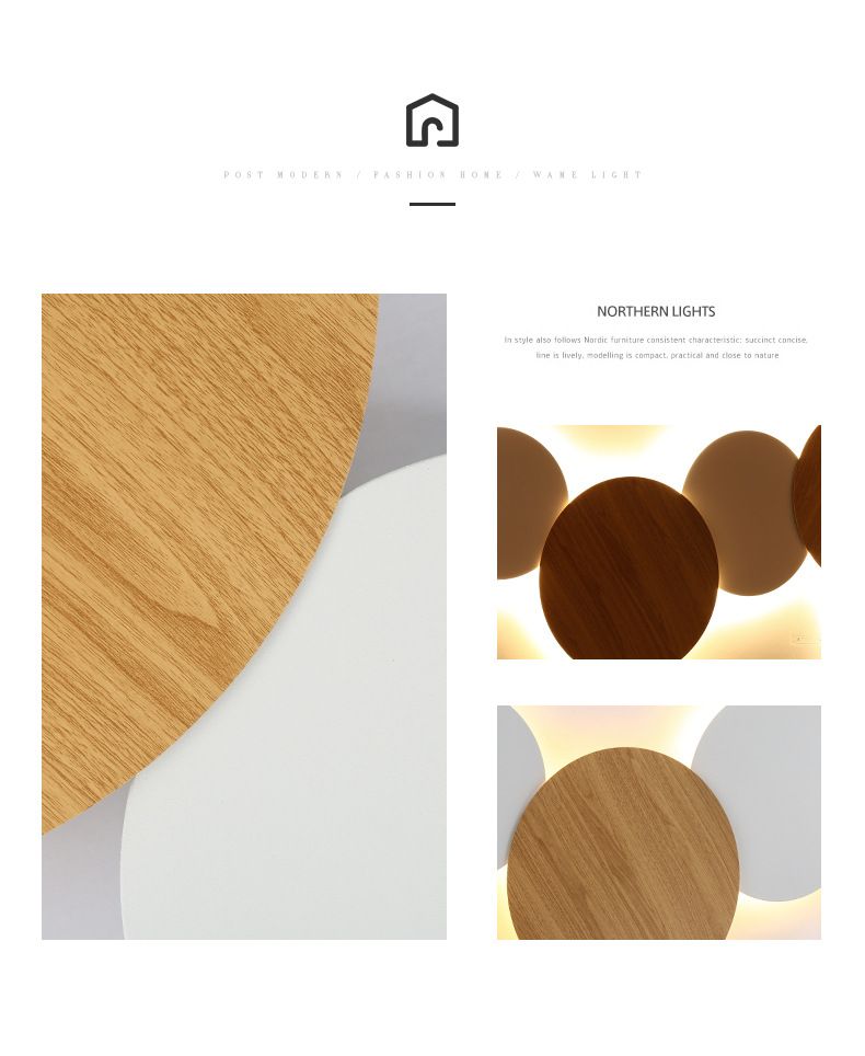 Moderno y minimalista dormitorio sala de estar estudio cabecera de cama bar brillante luna comida luz flotante ambiente creativo combinación aplique detail image 2