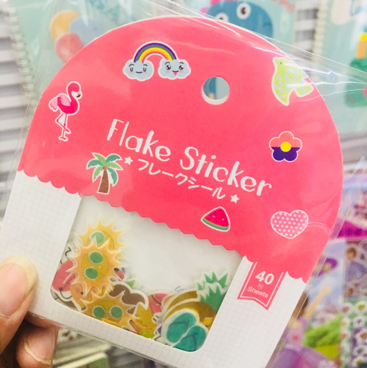 Flat hand stickers and paper hot stickers summer 4