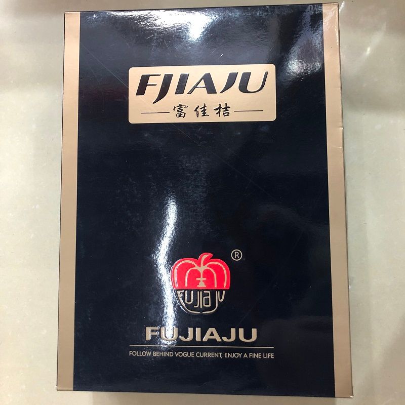 Guangdong Sock Fujia Orange Autumn and Winter boxed men's socks, individual packaging business casual socks, Apple embroidery mid-tube socks Item Picture