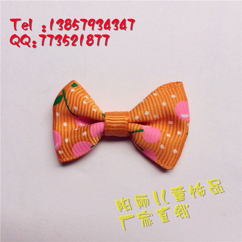 【萌】韩版小樱桃印花儿童蝴蝶结 衣服 宠物饰品 配件详情图10